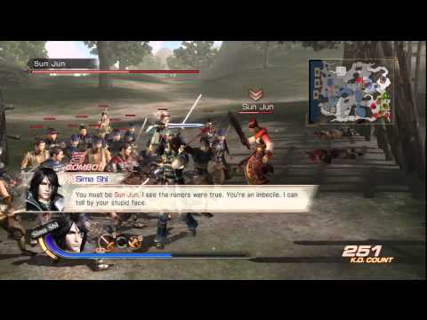 Jin Story Mode Stage 2-8 Quanqiu Jian & Wen Qin's Rebellion - Part 2 Dynasty Warriors 7 HD