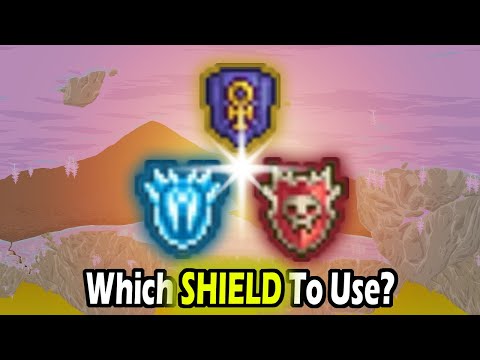Shield Accessories Overview | Ankh Shield, Frozen Shield, and Hero Shield | Terraria 1.4