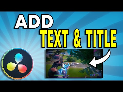 How to Add text in DaVinci Resolve.Resolve 17 Basics Tutorial. Davinci Resolve 17 Beginners Tutorial