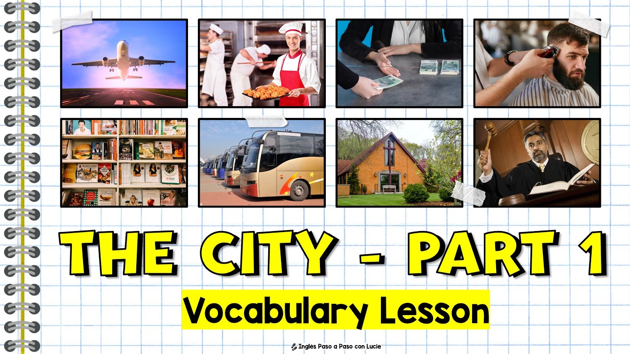 Lugares de la Ciudad en Inglés | Vocabulario para Principiantes