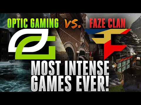OpTic Gaming vs. FaZe Clan - Most Intense Games EVER