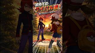 初めてのライバル戦！！【ポケモンHGSS】#shorts #ポケモン #ポケットモンスター #御三家