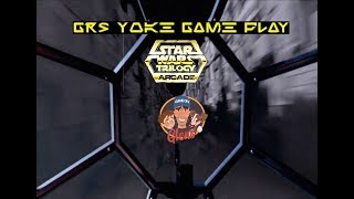 GRS Star War's Flight Yoke test with the Sega Star Wars Trilogy Arcade