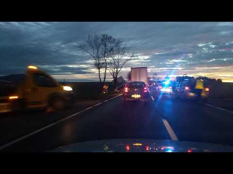 taka groźna sytuacja trasa Wrocław Świdnica DK 35 lotnisko Mirosławice