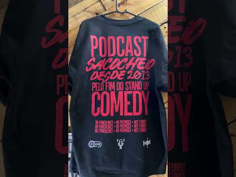 CAMISETAS SACO CHEIO TV - LANÇAMENTO EM BREVE