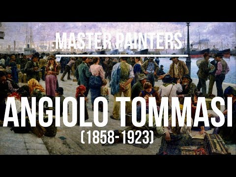 Angiolo Tommasi (1858-1923) A collection of paintings 4K Ultra HD