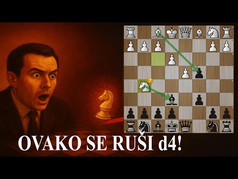 Najšokantnije zamke u Slovenskoj odbrani! Ovako se ruši d4!