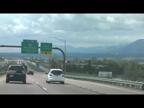 Driving from Westminster, Colorado, to the Garden of the Gods via Denver, Colorado, 27 May 2016