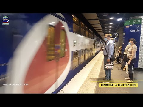 Double Decker Train | RER D In Paris | Villeneuve-Saint- Georges | france  Railway