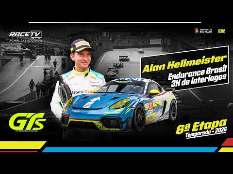 Alan Hellmeister logo após GP 3h de Interlagos - Endurance Brasil, válido pelo GTSeries CUP Br, 2026