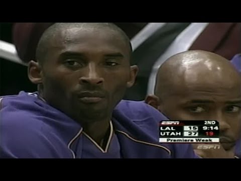 Kobe Bryant Full Highlights vs Jazz 2004.11.03 - 38 Pts, Sick Baseline Reverse Dunk
