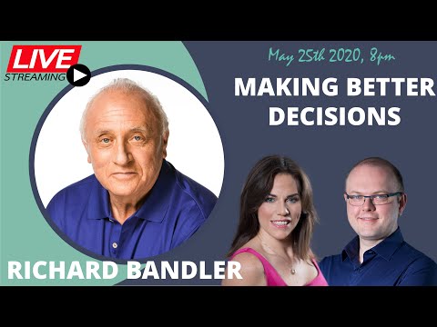 , title : 'Masterclass : The use of NLP to make better decisions, with Richard Bandler'