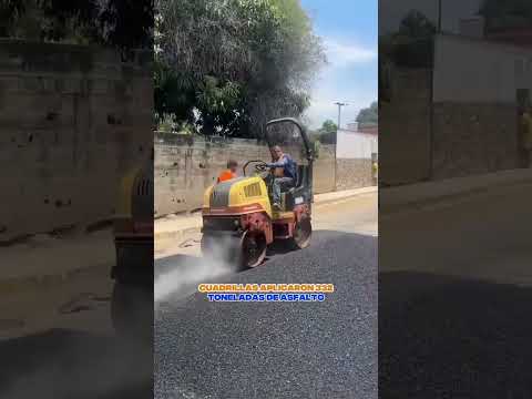 @lacava10oficial En Guacara también tenemos activas cuadrillas de asfaltado