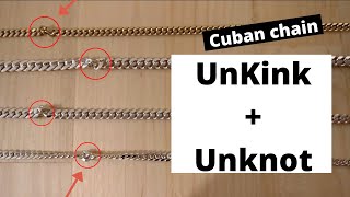 How To Unkink A Miami Cuban Link Chain Necklace