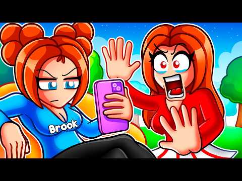 ONLY TEXTING for 24 HOURS in Roblox Snapchat!