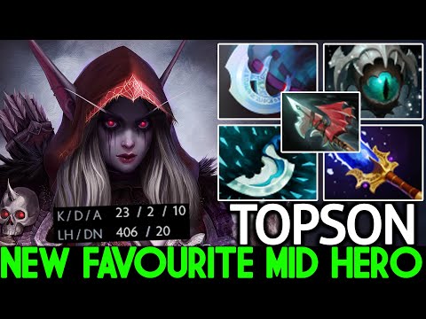 TOPSON [Drow Ranger] New Favourite Mid Hero Insane Blink Build Dota 2