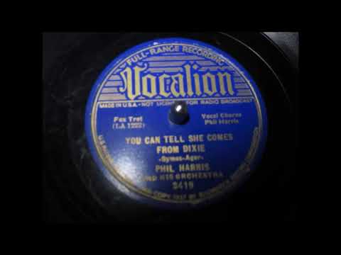 Phil Harris and his Orchestra - You Can Tell She Comes From Dixie (1937)