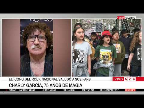 🎸Alumnos homenajearon a Charly García en el día de su cumpleaños