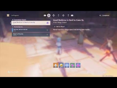 Commission Quest - Good Medicine is Hard to come by |Genshin impact | .