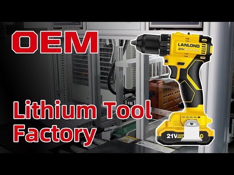Lanlong Tool Lithium Battery Production Factory#oem #oemfactory power tools production line