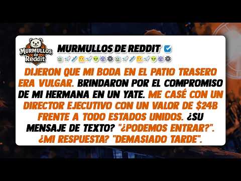 Mi familia llamó a mi boda basura hasta que un helicóptero aterrizó y me casé con un director...