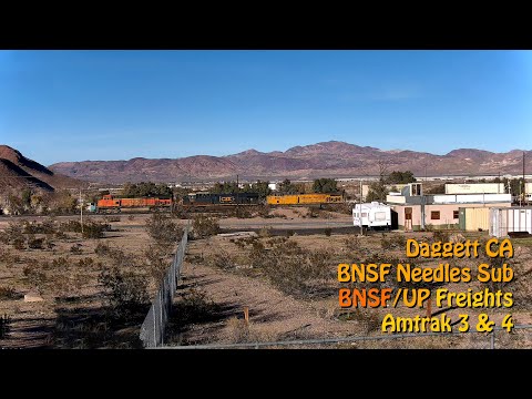 Daggett, CA | BNSF Needles Sub, MP 737.8 (Chat) | SouthWest RailCams LIVE