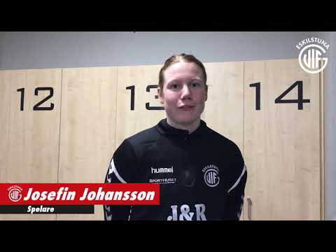 Josefin Johansson inför kvalmatch 2 mot Skövde HF