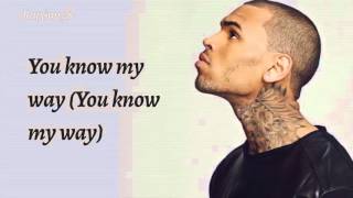 Chris Brown ft.  French Montana -  Gangsta Way (Lyrics) -  HD