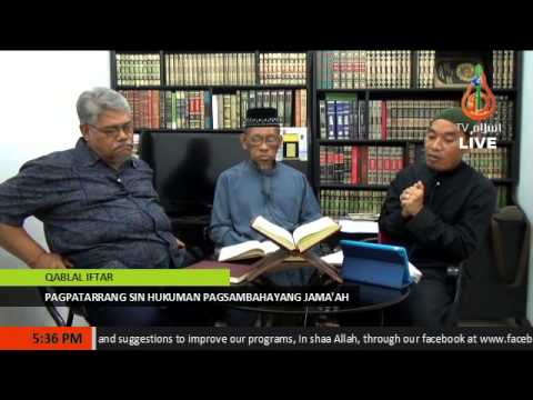 Pagpatarrang sin Hukuman Pagsambahayang Jama'ah (Tausug)