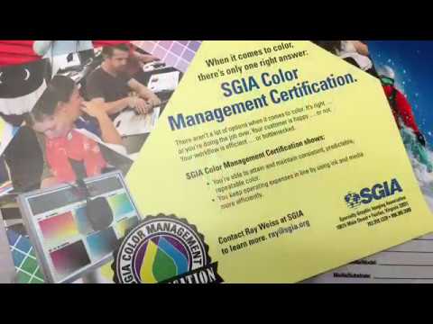 SGIA Color Management Boot Camp Promo