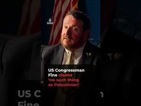 US Congressman denies existence of Palestinians in interview