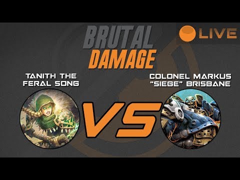 Brutal Damage Weekly Warmahordes - Tanith1 vs Brisbane2