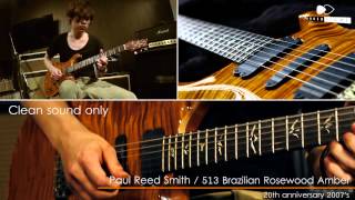 Video thumbnail for 【Brusheight】PRS / 513 Brazilian Rosewood/Amber【売約済】 by brusheight