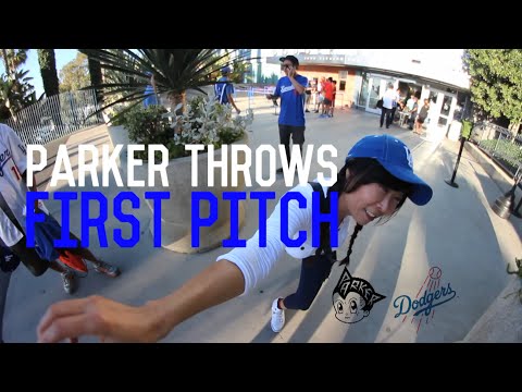 DUMBFOUNDEAD THROWS FIRST PITCH