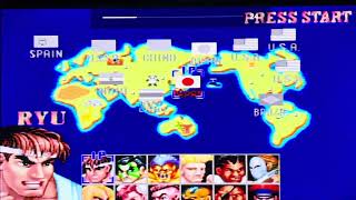 Street Fighter 2 Turbo, Sega Saturn Generation 5 on the Sega Saturn Saroo👍🍺😎.