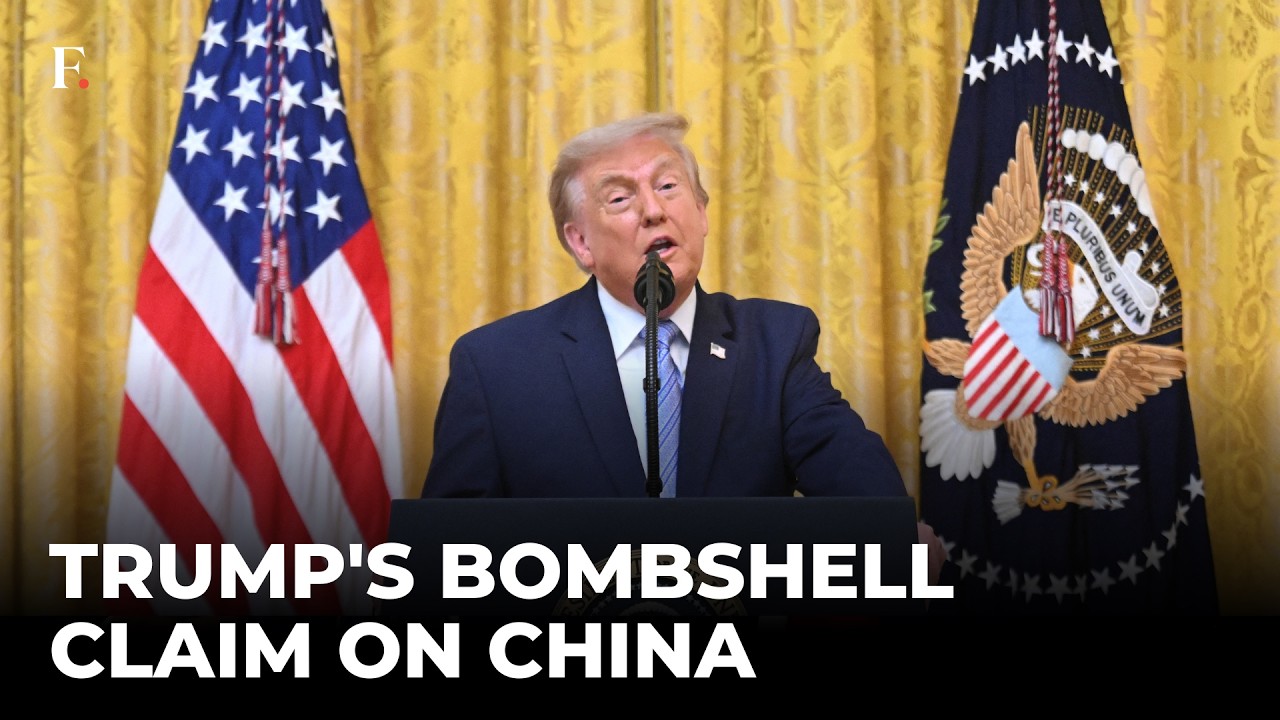 US President Donald Trump Accuses China of Election Interference | White House Press Briefing