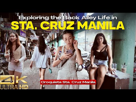 Walking Through Infamous Oroquieta St. in Sta. Cruz Manila Philippines [4K] 🇵🇭