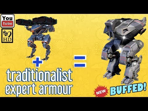 [War Robots] traditionalist Falcon is the new buffed schutze | TANKIEST BOT EVER!!!!!