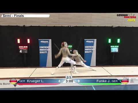 German Masters 2021 Womens Sabre Funke vs Krueger T04 01