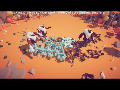 3x Ice Giant vs Every Units or Gods   Totally Accurate Battle Simulator