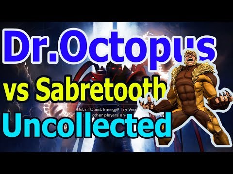 Dr Ock 6* vs Sabretooth Uncollected | Dr Octopus 6* rank 1 vs Sabretooth MCOC