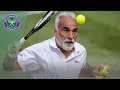 Mansour Bahrami trick underarm serve | Wimbledon 2019
