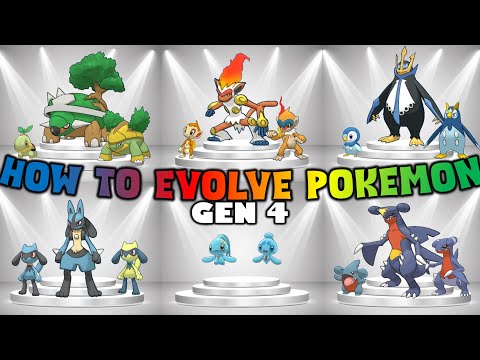 How To Evolve Every Pokemon From 4th Generation