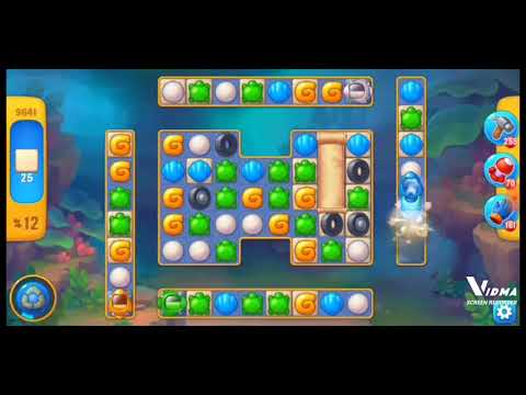 Fishdom. 9641 level no boosters and diamonds. 17 moves