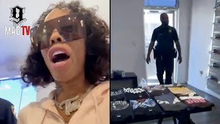 Rick Ross BM Tia Kemp Abruptly Ends Her Live After Police Officer Interrupts Her Promo! 👮🏾‍♂️