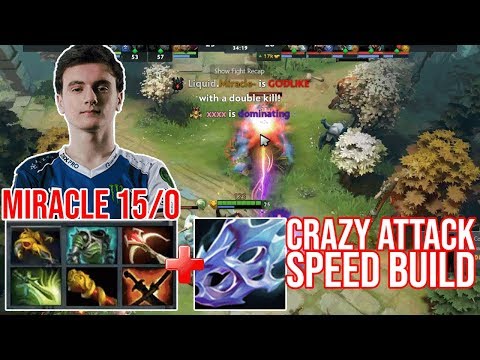 Miracle Spamming Shadow Fiend. New Crazy Attack Speed Build.
