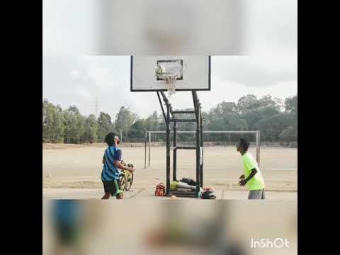 Freestyle football trick shots.