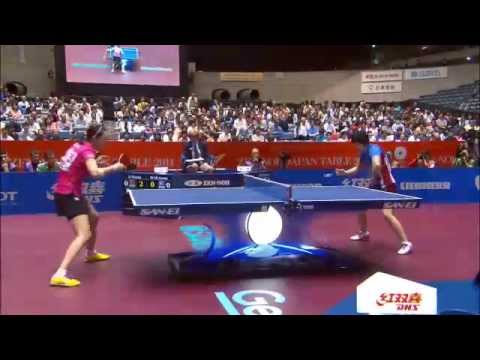 2014Tokyo WTTTC WT 1/4Final-1st Game Li Xiaoxia vs Ri Mi Gyong