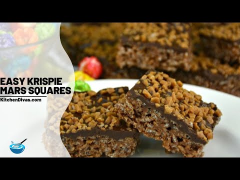 Easy Krispie Mars Squares