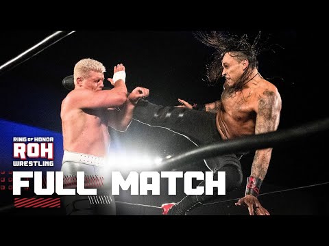 FULL MATCH Cody Rhodes vs. Punishment Martinez | ROH Bound By Honor 2018